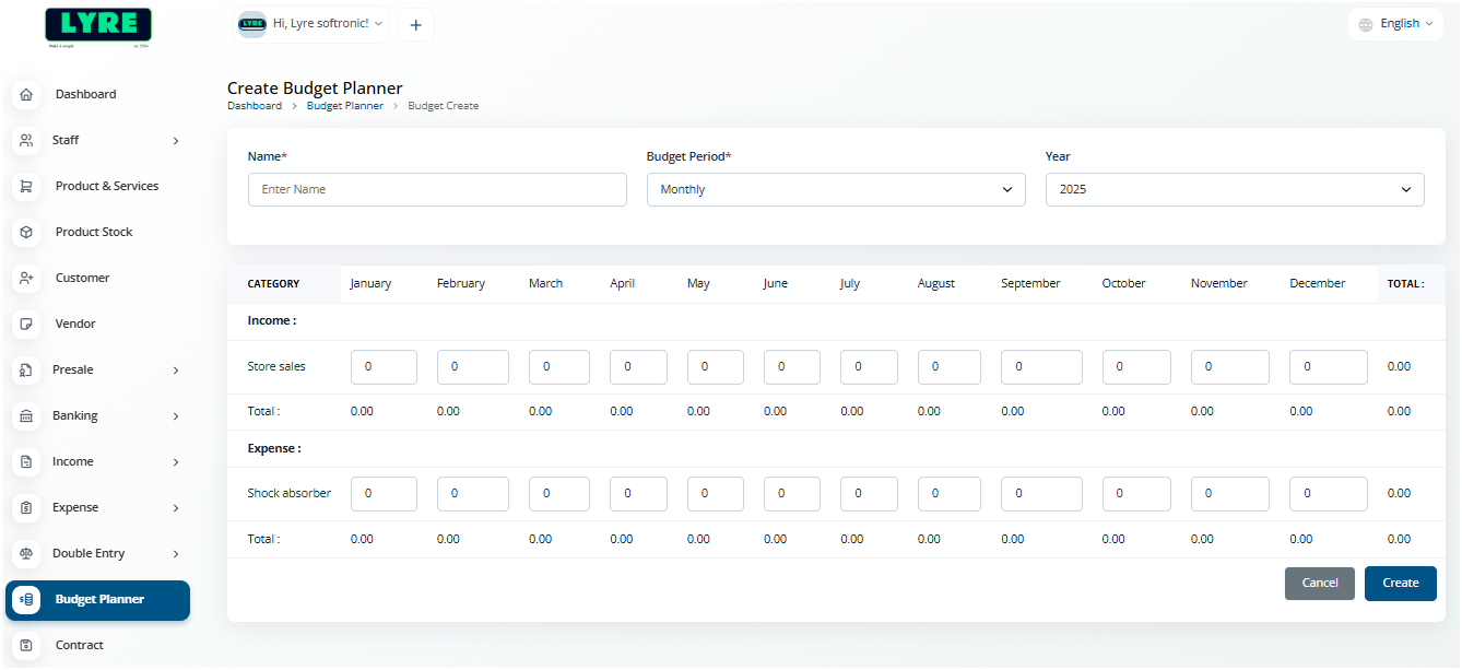 Proposal create button